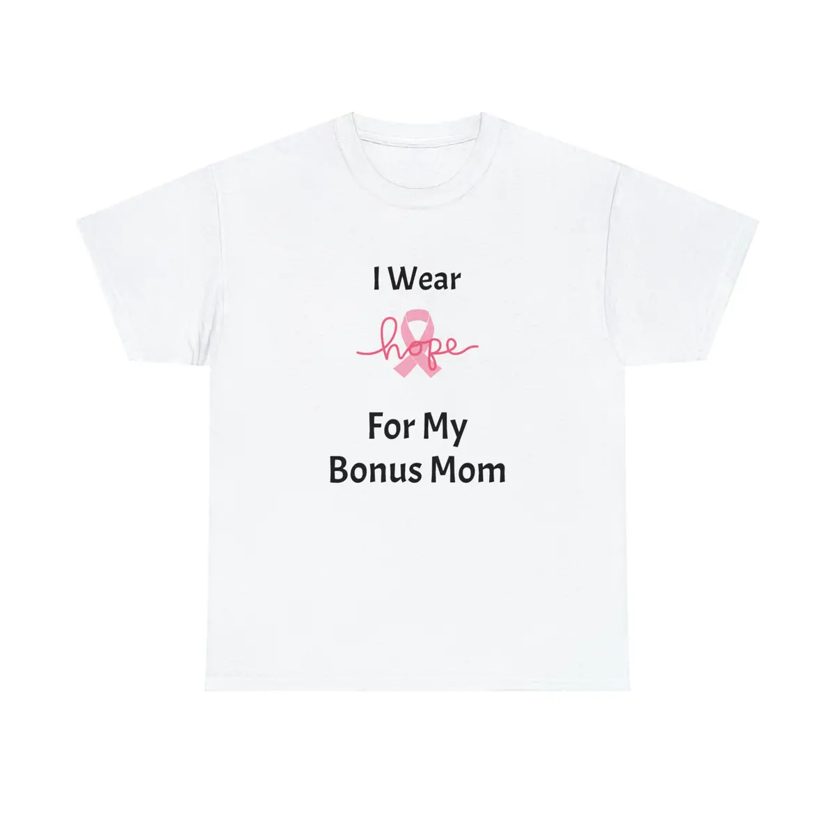 Breast Cancer Awareness Hope Unisex Heavy Cotton Tee 1