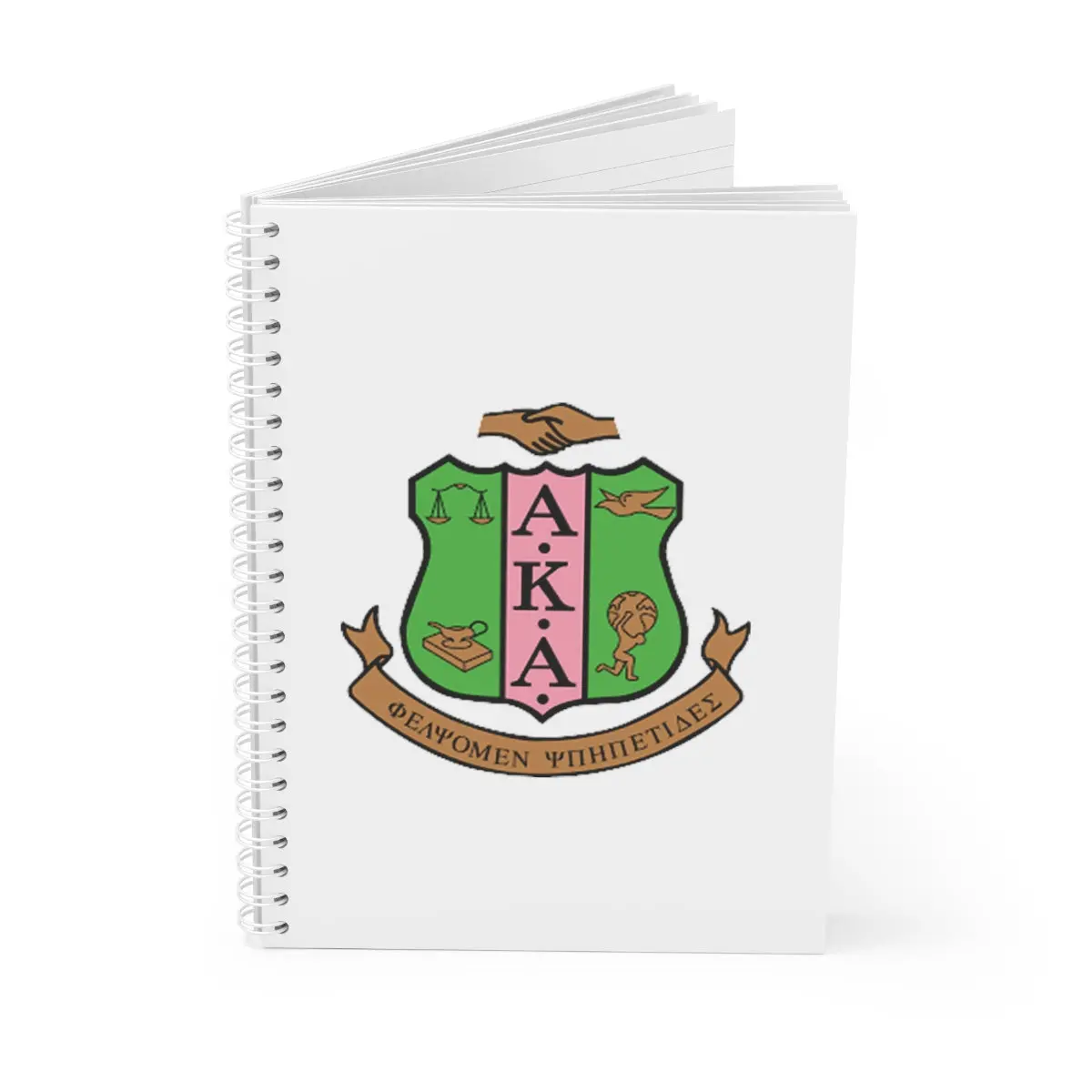 Alpha Kappa Alpha (Aka) Spiral Notebook 1