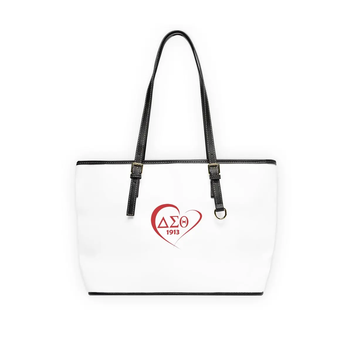Delta Sigma Theta Leather Shoulder Bag 1