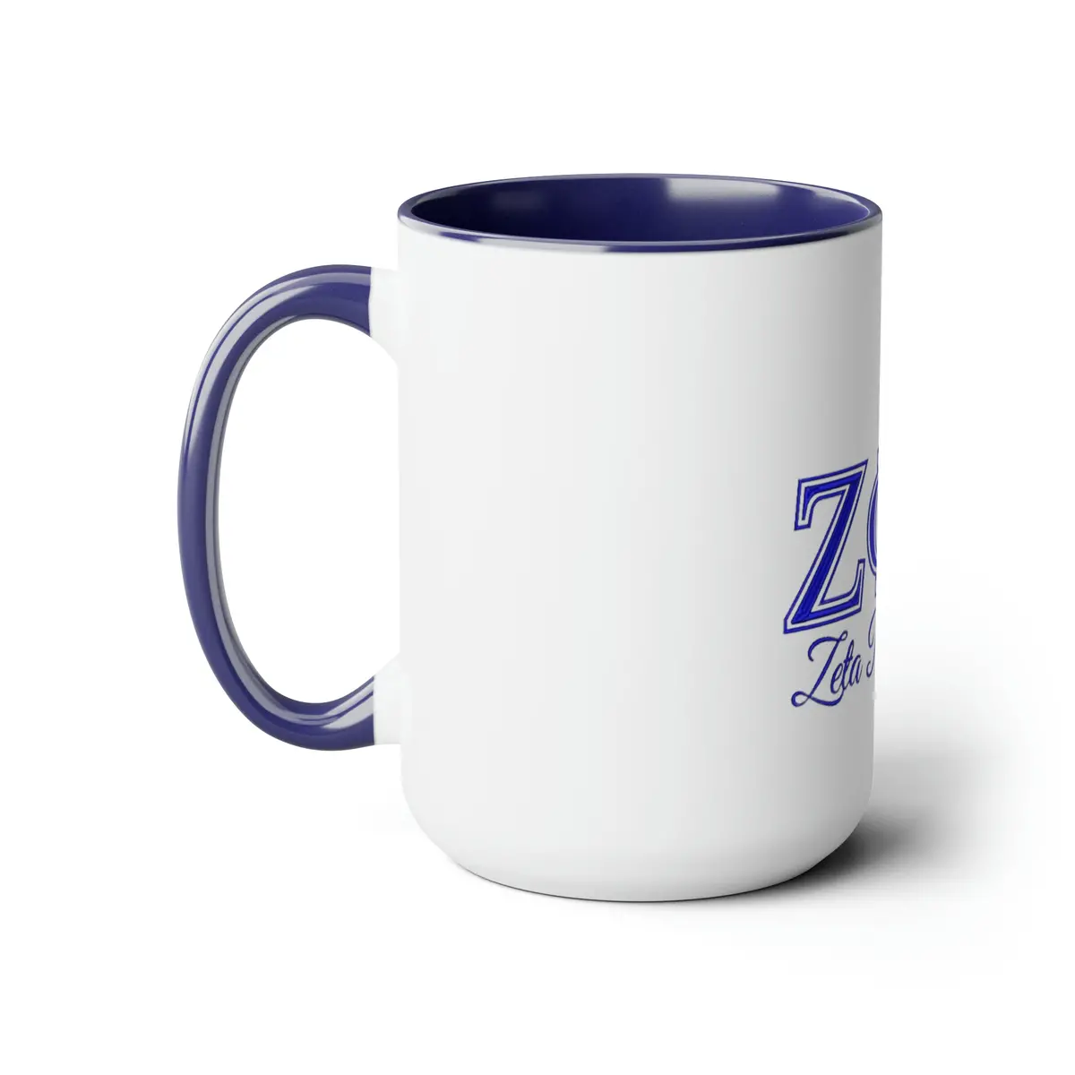 Zeta Phi Beta Two-Tone Coffee Mugs, 15Oz 1