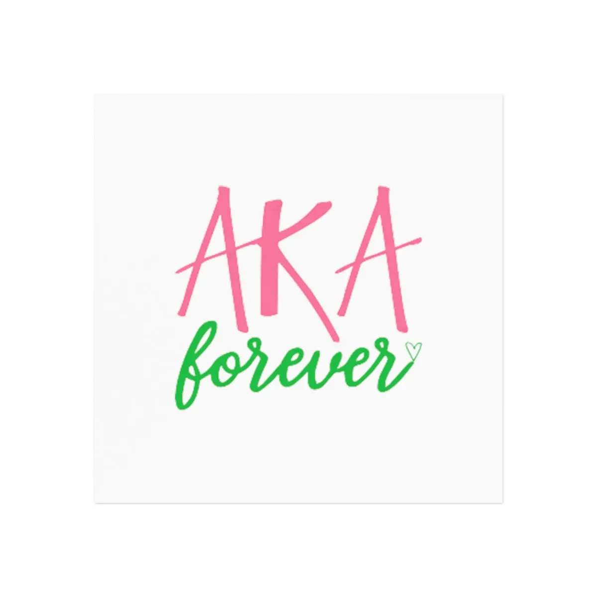 Aka Forever Square Magnet 1