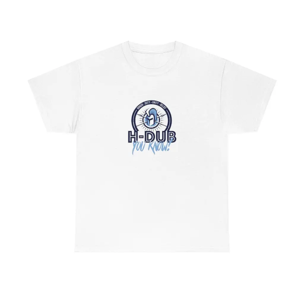 Hopewell Hs "H-Dub You Know" Unisex Heavy Cotton Tee 1