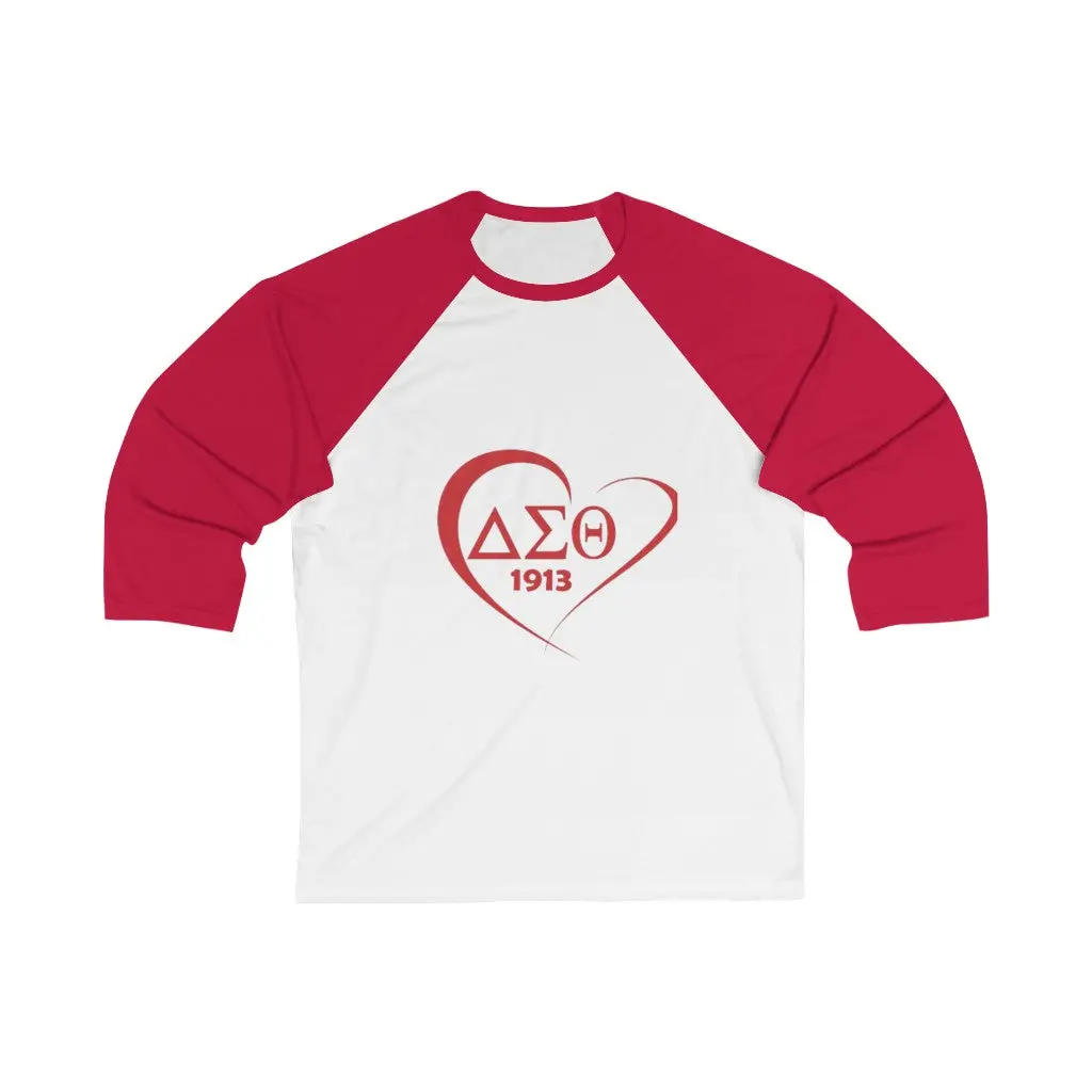 Delta Sigma Theta (Dst) 34 Sleeve Baseball Tee 1