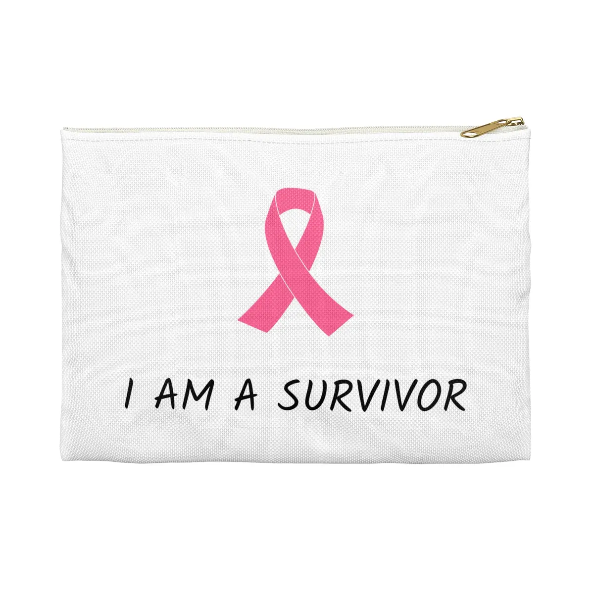 Breast Cancer Awareness Survivor Accessory Pouch 1