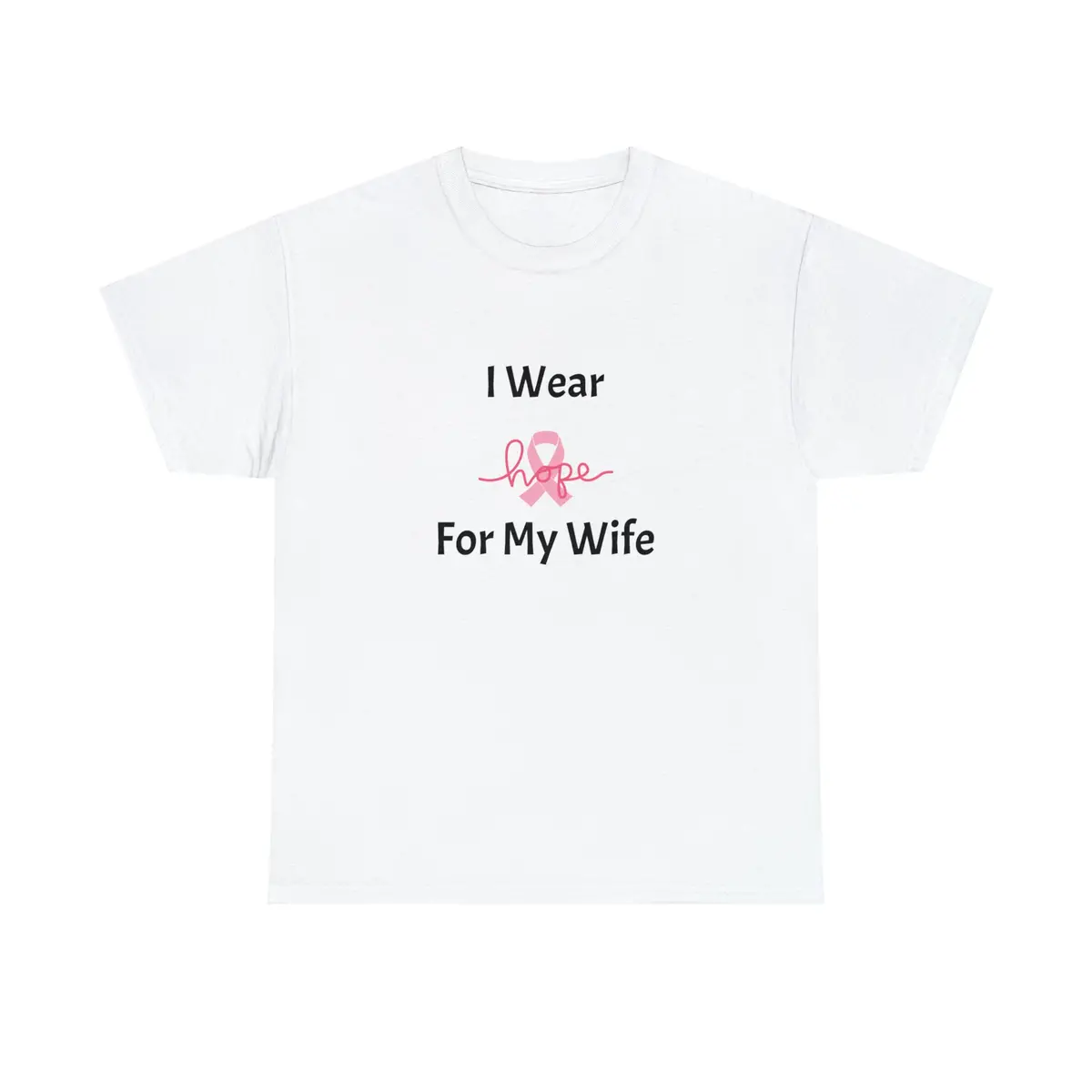 Breast Cancer Hope Unisex Heavy Cotton Tee 1