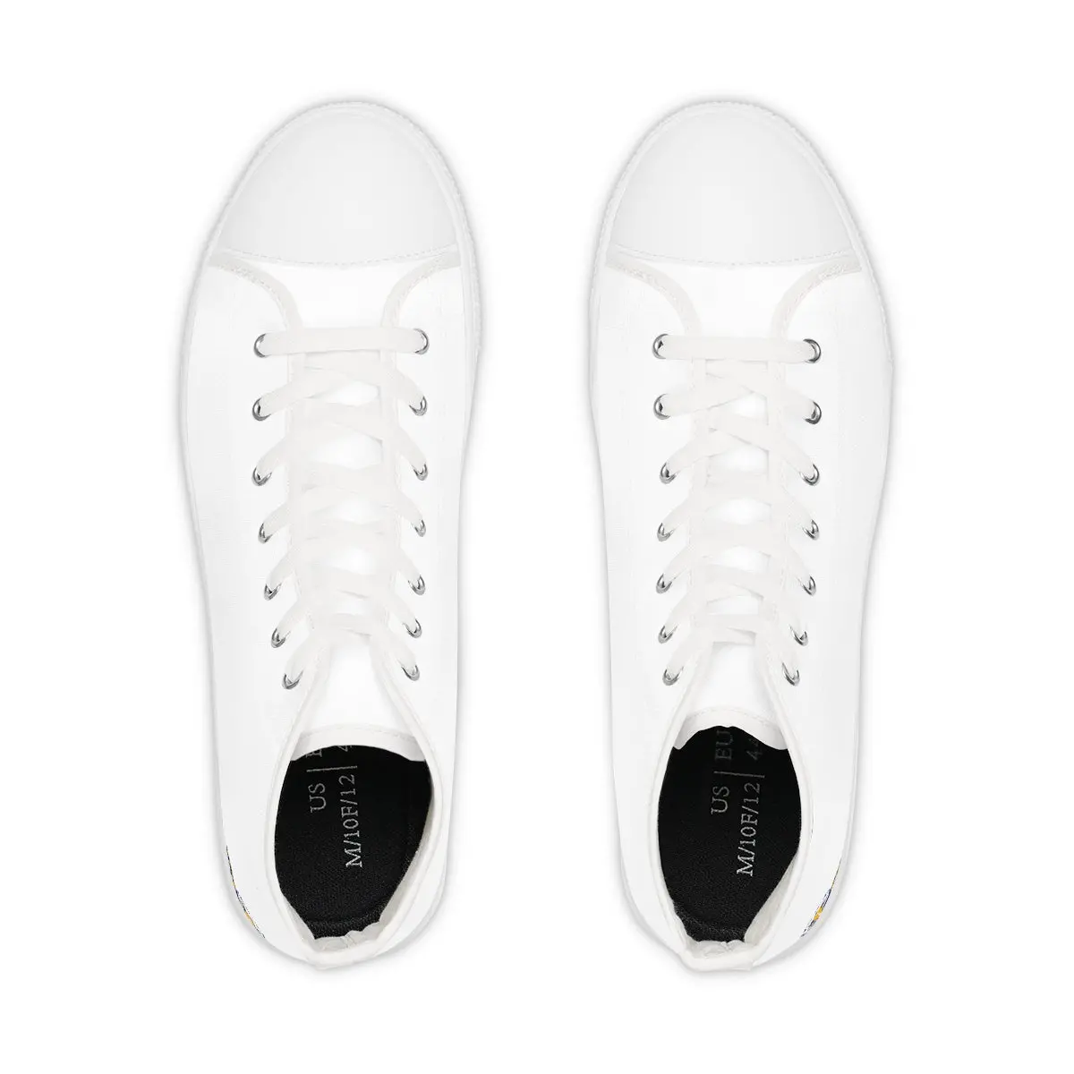 East Meck Hs Men's High Top Sneakers 1