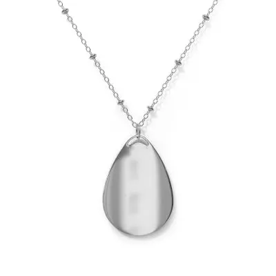 Alpha Kappa Alpha (Aka) Oval Necklace 2