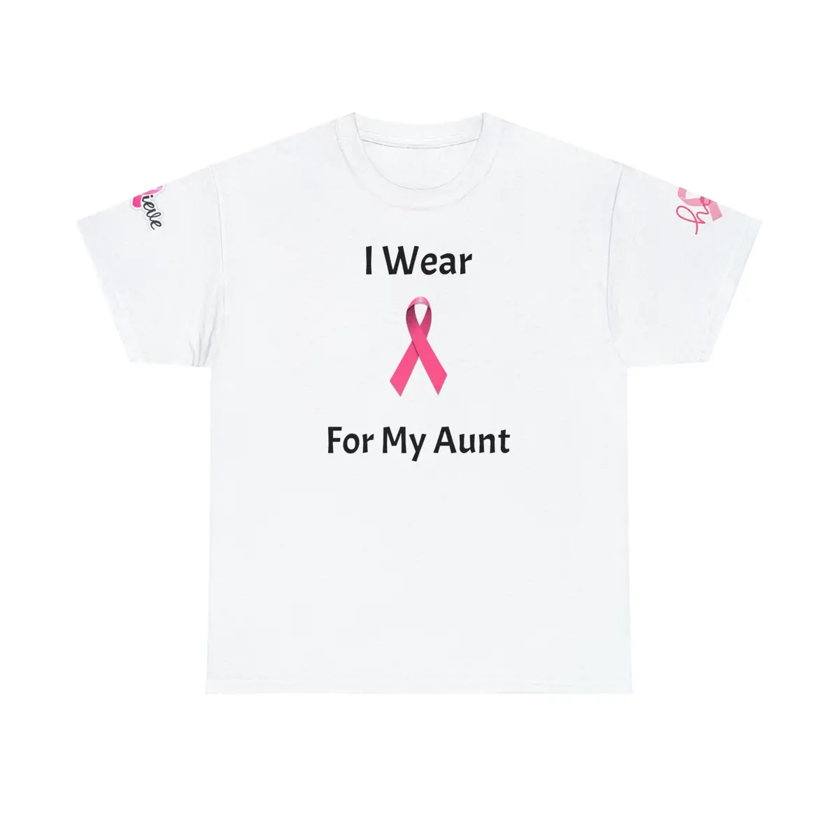 Breast Cancer Awareness Hope Believe Unisex Heavy Cotton Tee 1