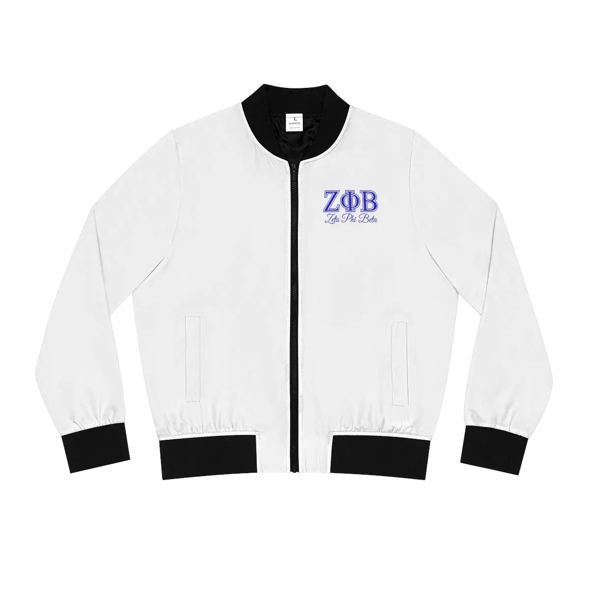 Zeta Phi Beta Women's Bomber Jacket 1