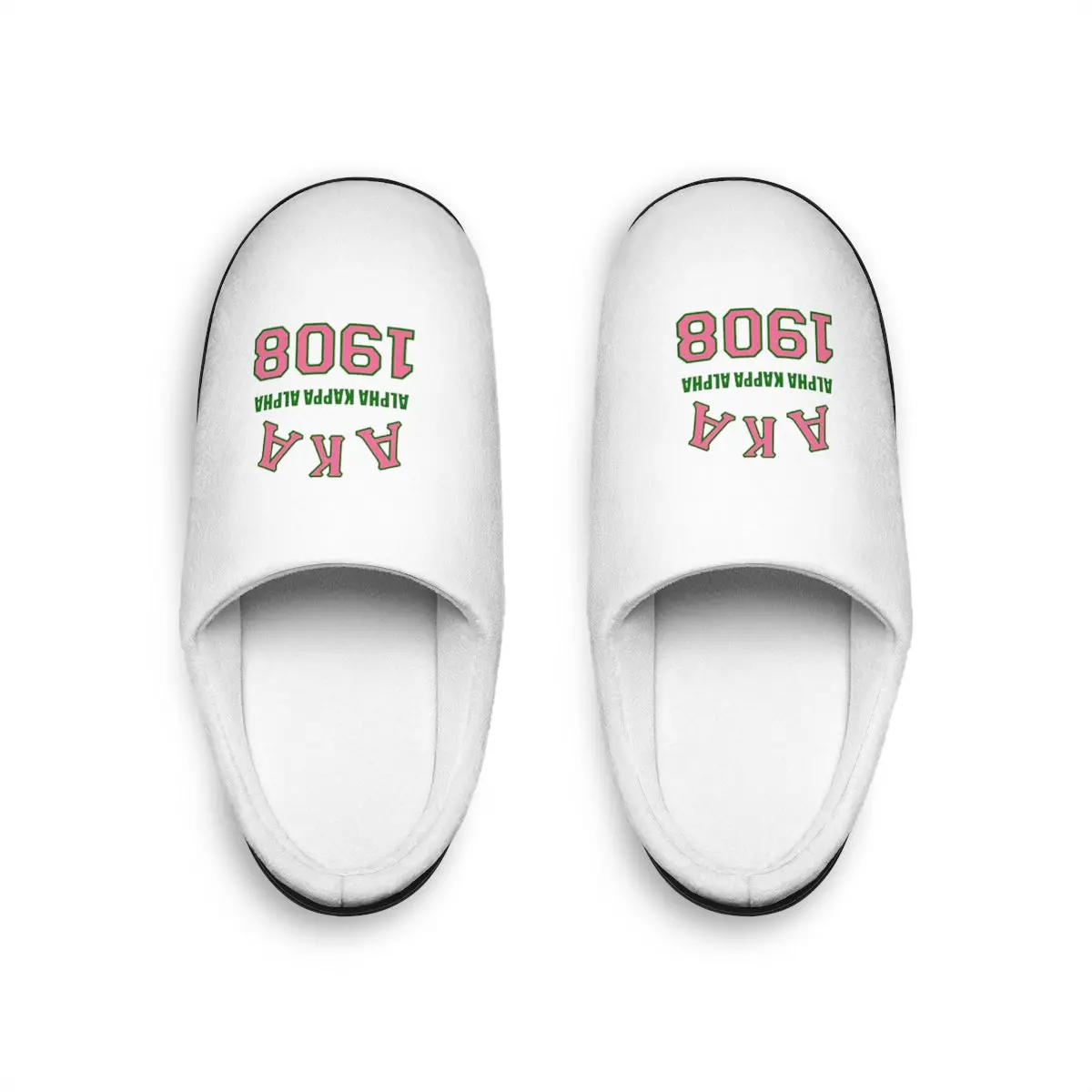 Alpha Kappa Alpha (Aka) Indoor Slippers 1