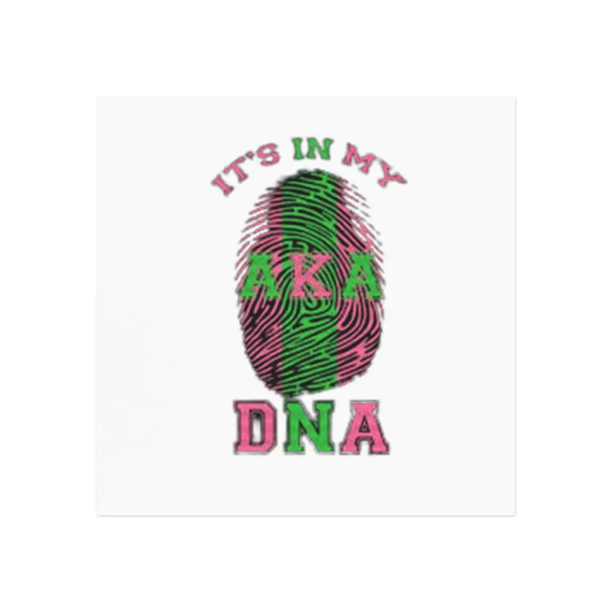 Alpha Kappa Alpha (Aka) Square Magnet 1