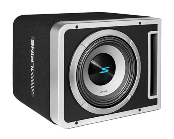 Alpine S2-Sb10v : 10" 600W 2Ω Ported Subwoofer Enclosure 1