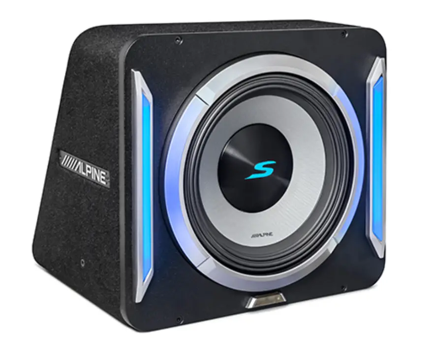 Alpine S2-Sb12 : 12" 600W 2Ω Subwoofer Enclosure 1