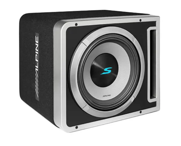 Alpine S2-Sb12v : 12" 600W 2Ω Ported Subwoofer Enclosure 1
