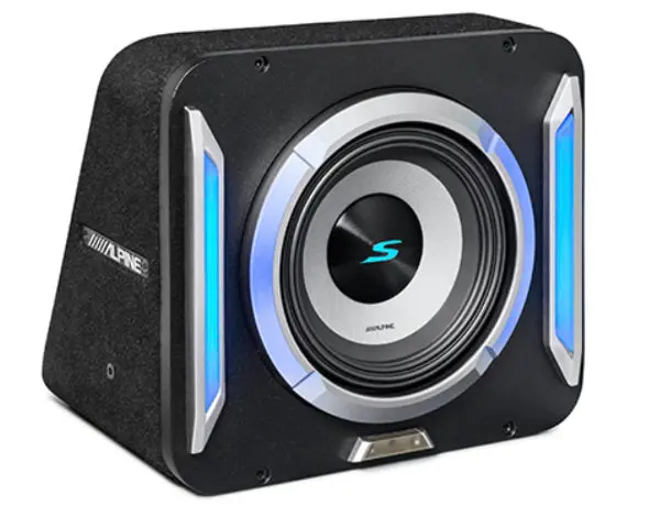 Alpine S2-Sb8 : 8" 300W 2Ω Subwoofer Enclosure 1