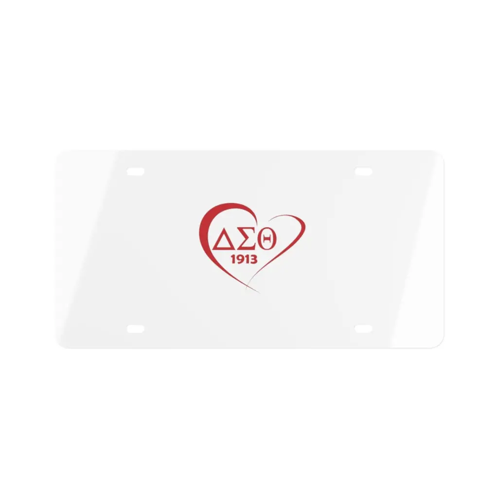 Delta Sigma Theta License Plate 1