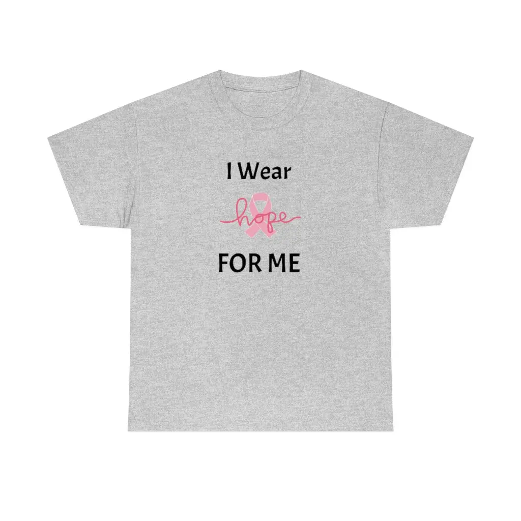 Breast Cancer Awareness Hope Unisex Heavy Cotton Tee 1